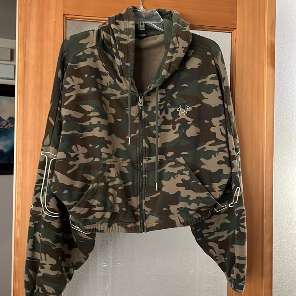 True Religion cropped hoodie